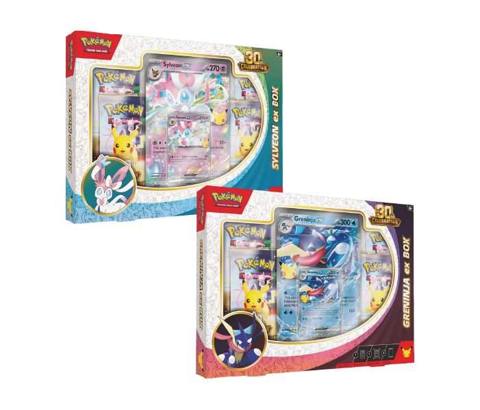 Pokemon TCG 30th Celebration Ex Box Sylveon ex / Greninja ex (1 Random)